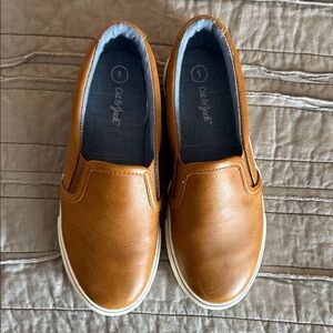 Cat & Jack kids Tan Slip-On Loafers